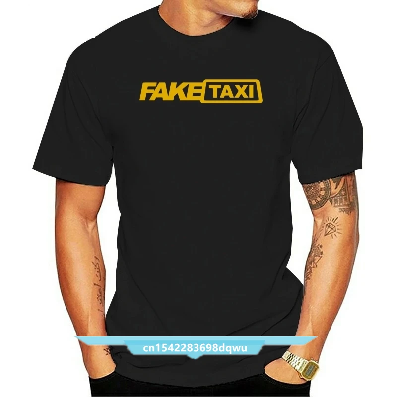 

Fake Taxi t shirt High Quality Mens T-shirt 100% cotton Black FakeTaxi tshirt