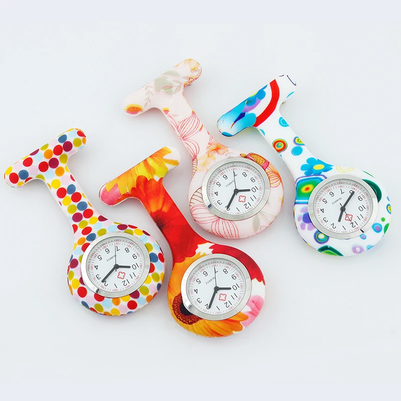 Часы наручные кварцевые с круглым циферблатом силиконовые|Карманные часы| |