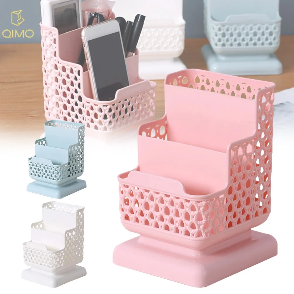 

Multi-purpose Desktop Organzer 3-Compartment Plastic Storage Caddy For Home And Office Storage Racks Desk Organizer