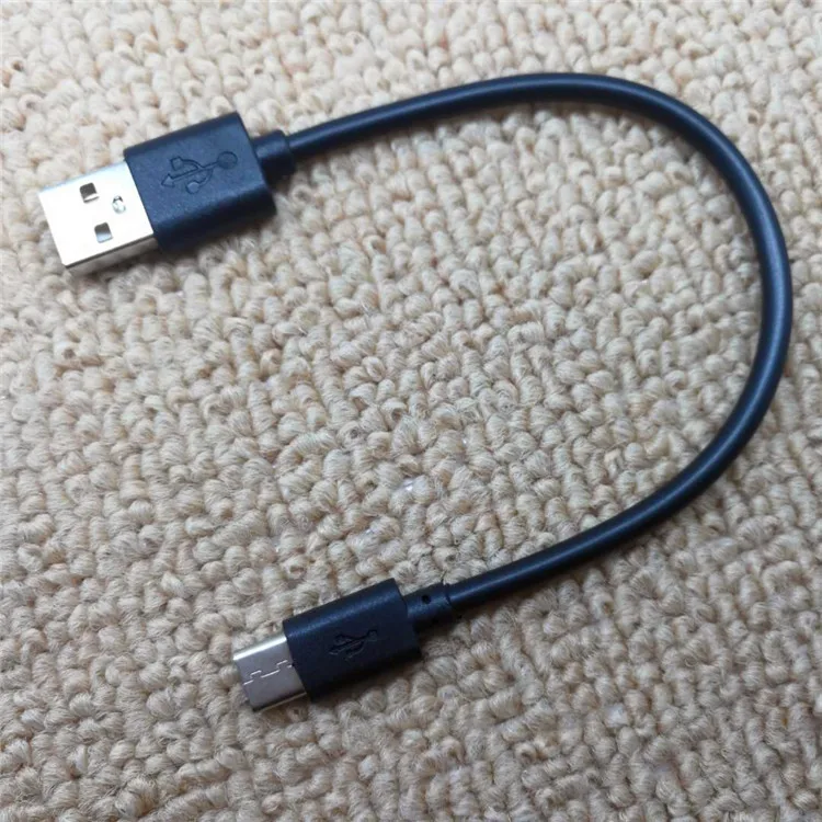 Кабель Micro usb/Type c 15 см с золотым покрытием 2 А для быстрой зарядки передачи данных
