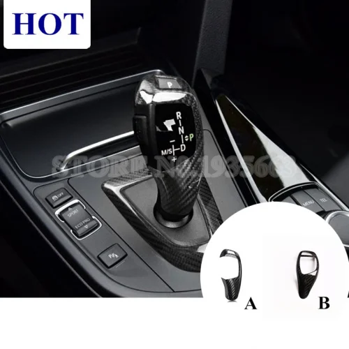 

Carbon Fiber Gear Shift Knob Cover For BMW 3 Series F30 F34 2013-2018 Car accesories interior Car decoration