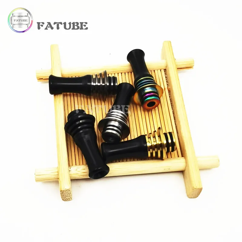 Мундштук для капель FATUBE длинный мундштук с трубочным соединением MTL POM SS