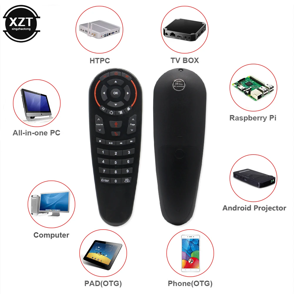 Умный пульт дистанционного управления G30S беспроводная воздушная мышь с