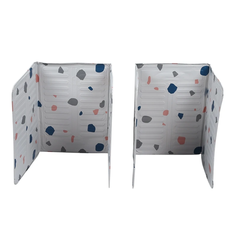 2 шт./комплект Барьерная плита из алюминиевой фольги с геометрическим