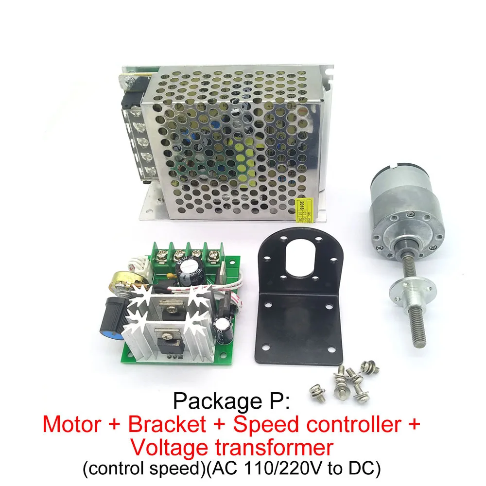 Электродвигатель длинный вал для мотора постоянного тока 6 в 12 В резьбовой
