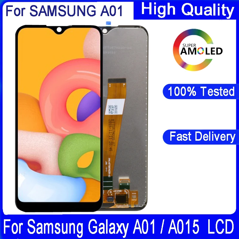 Оригинальный 5 7 &quotЖК дисплей для Samsung Galaxy A01 A015 SM A015F A015G A015DS ЖК с сенсорным экраном