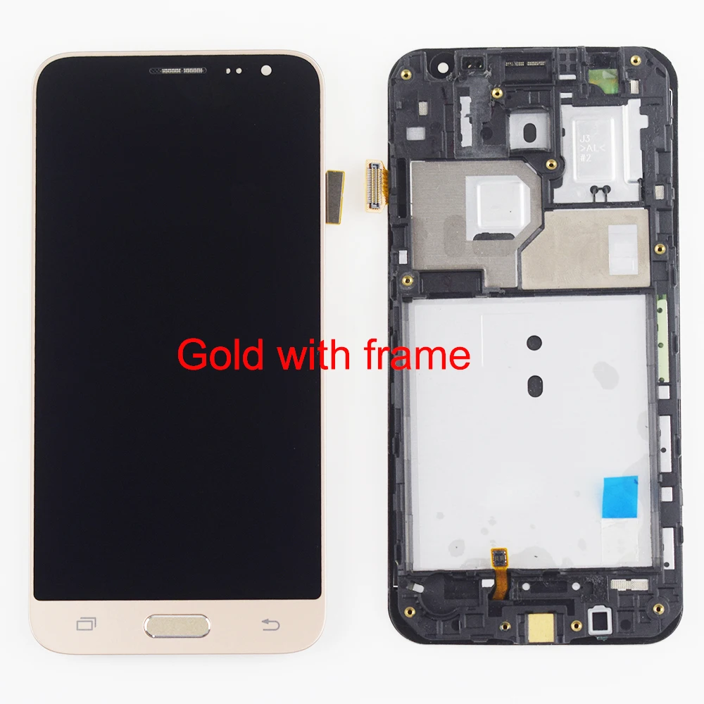ЖК-экран для Samsung Galaxy J3 2016 с дигитайзером сенсорного экрана в сборе J320 J320A J320F J320M