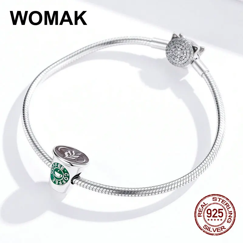 Бусина-Шарм для браслета из 100% серебра 925 пробы