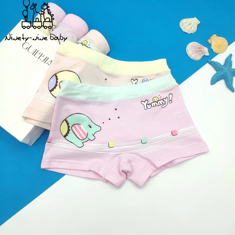 Нижнее белье для девочек 5 цветов мягкие хлопковые трусы из модала детей детские