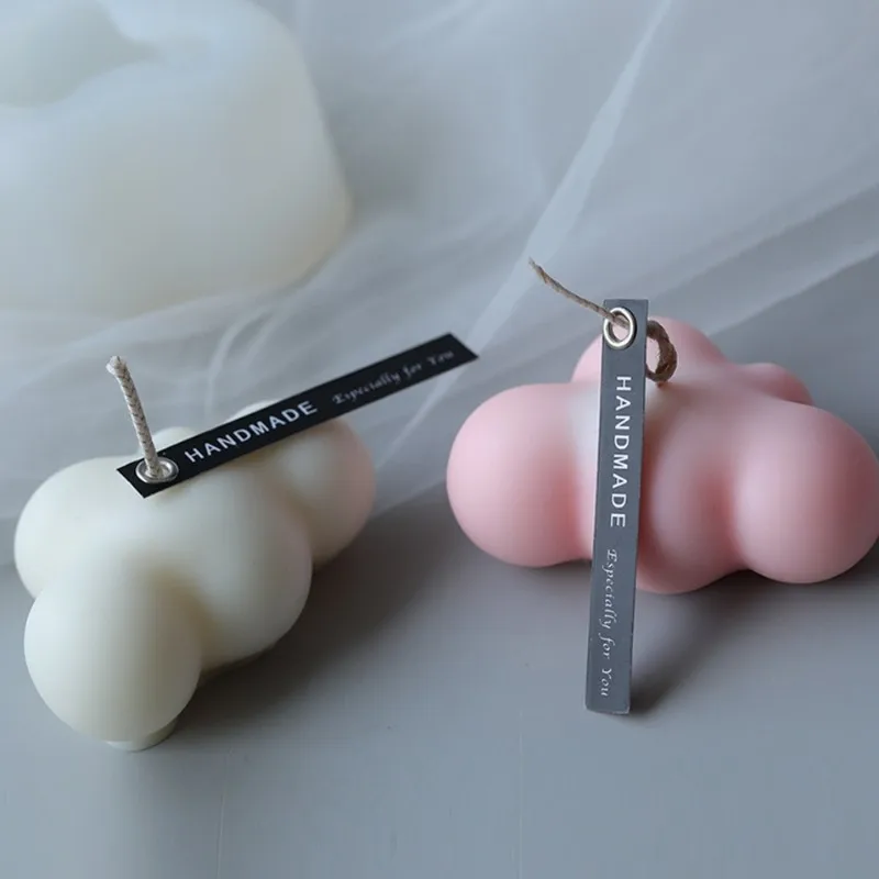 

Cute Cloud Candle Silicone Mold Fashion Soap Fragrance Making Mold DIY Birthday Cake Chocolate Candy Mould Handcraft Making Tool