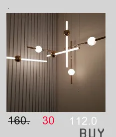 Chandelierrec чердак люстры черный/белый Железный корпус бар гостиная низкие потолки СВЕТОДИОДНЫЙ Потолок люстры светильники