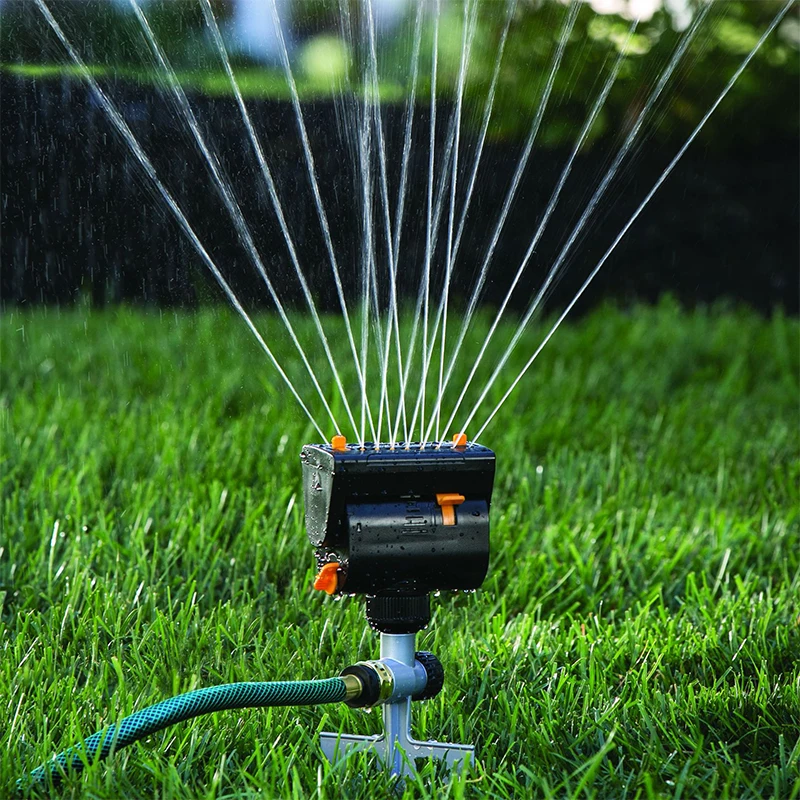 

16 Hole Lawn Sprinkler Water Spray Nozzle Watering Irrigation Automatic Swinging Garden Sprinkler Garden Tool Irrigation Tools