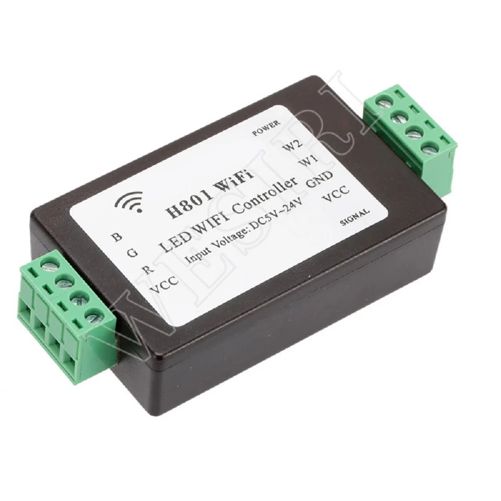 H801 wifi DC5-24V RGBW светодиодный контроллер для светильник | Лампы и освещение