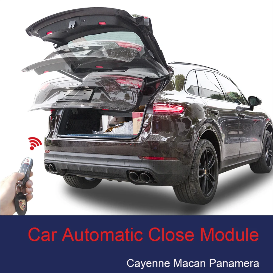 PLUSOBD Trunk Close Remote Release Car Automatic Module For Porsche Cayenne Macan Panamera |