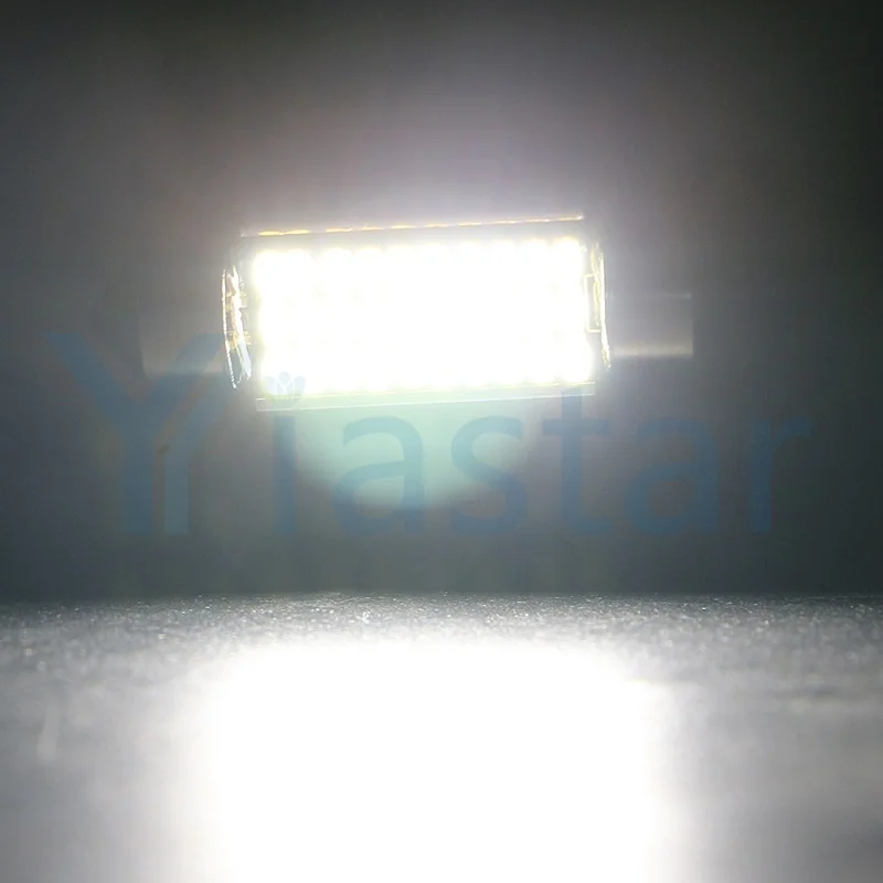 

Yiastar 50 x 31mm/36mm/39mm/41mm Festoon led Dome C5W 42mm 3014 33SMD LED Canbus Car Door light Luggage Bulb car led source