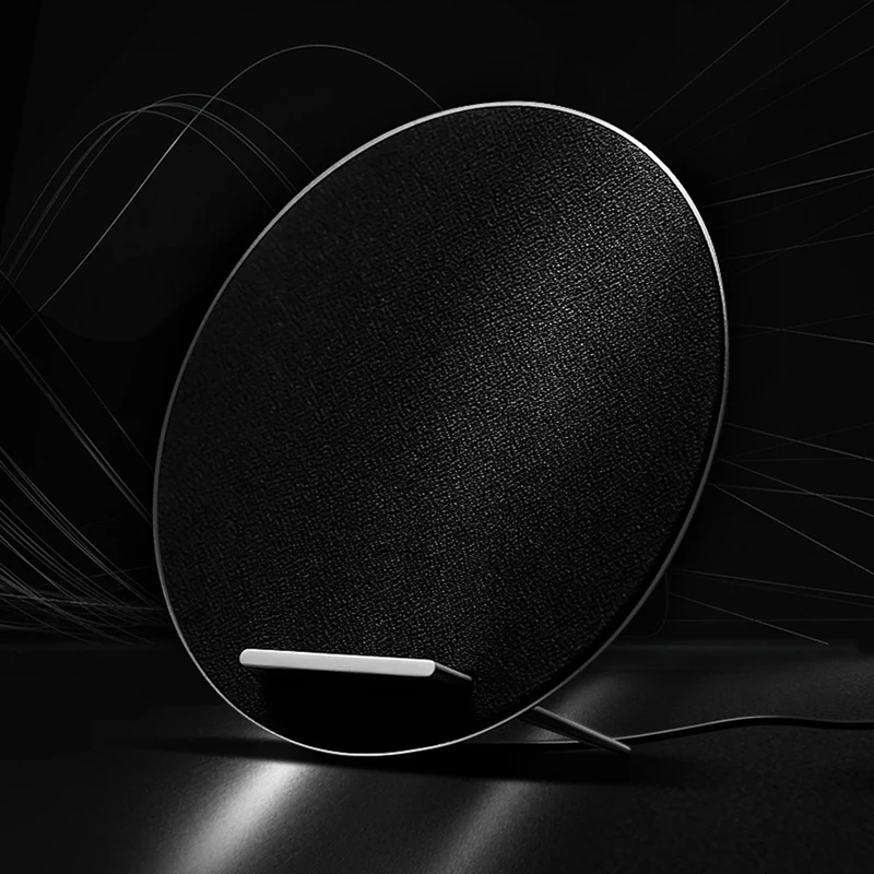 Металлическое Беспроводное зарядное устройство Bluetooth динамик стерео звук