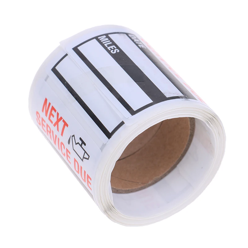 100 листов/рулон прозрачная наклейка для замены масла|Наклейки на автомобиль| |