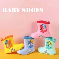 four seasons infants girls rainboots children boots for girls boys kids cartoon rainboots candy color rain boot waterproof shoes