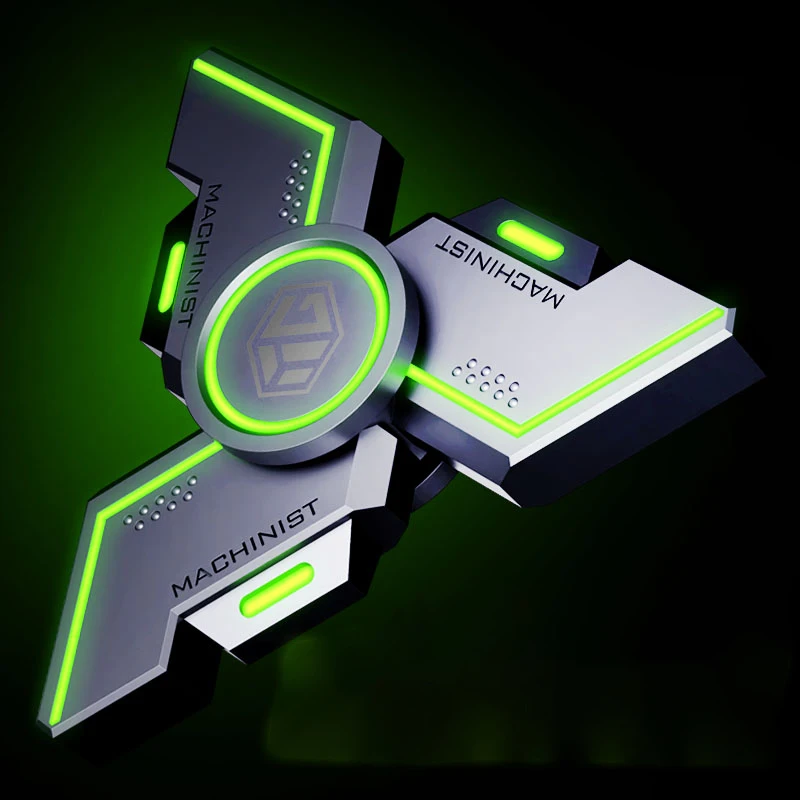 Comprar Spinner De Mano Con Luz Luminosa Para Niños, Rodamiento Mudo R188, Caja De Regalo, Juguete De Metal De Aleación Para Aliviar El Estrés, Giroscopio Silencioso Para Mayores, Navidad