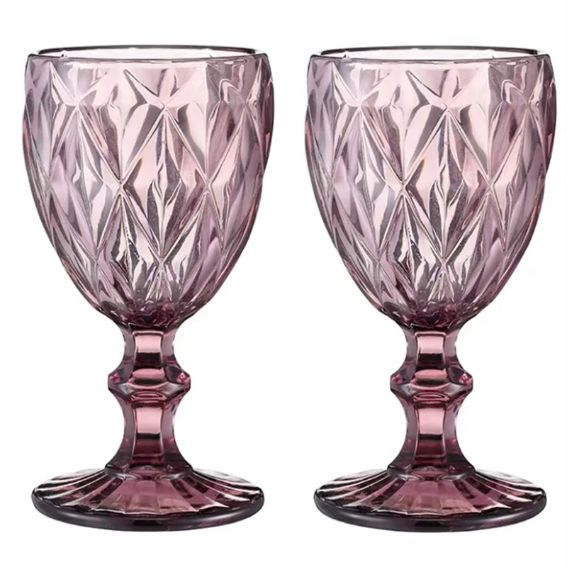 Бокалы для вина бокалы 2 шт./лот цвета ретро сок питьевой чашки алкогольные