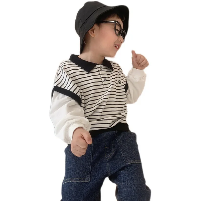

2021 Simple Spring Autumn Boys Sweatshirts Coat KidsOutwear Teenager Tops Children Clothing Cotton Formal Long Sleeve High Qual