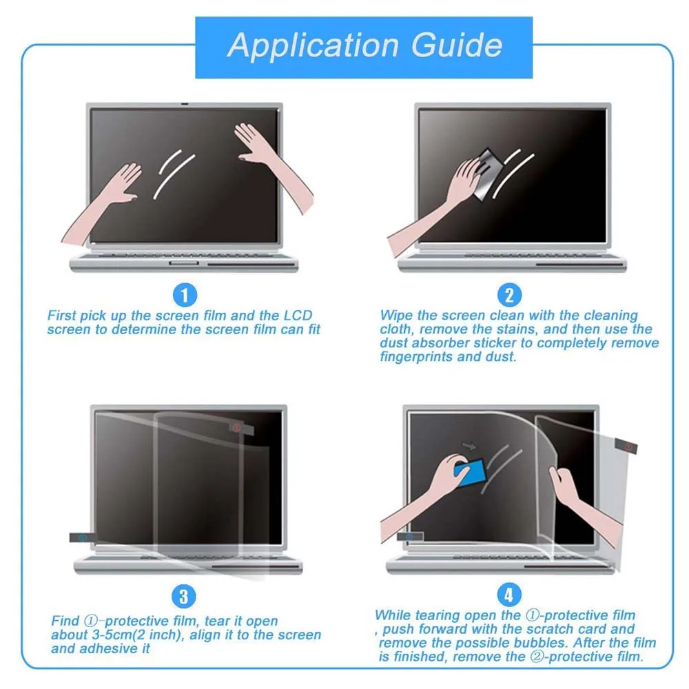 KK &amp LL Защитная пленка для экрана Apple Macbook Air 11 (A1370 A1465) 6-дюймовая прозрачная
