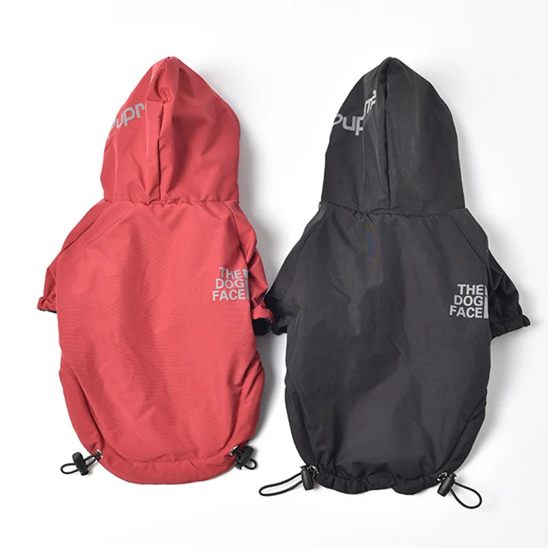 Зимнее плотное пальто от дождя для маленьких собак светоотражающий