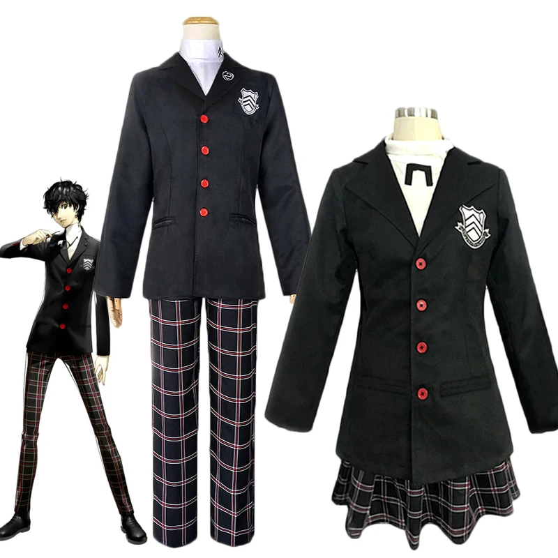 Аниме Persona 5 Kasumi Yoshizawa Ren Amamiya школьная форма косплей костюм P5 Campus Униформа Coat