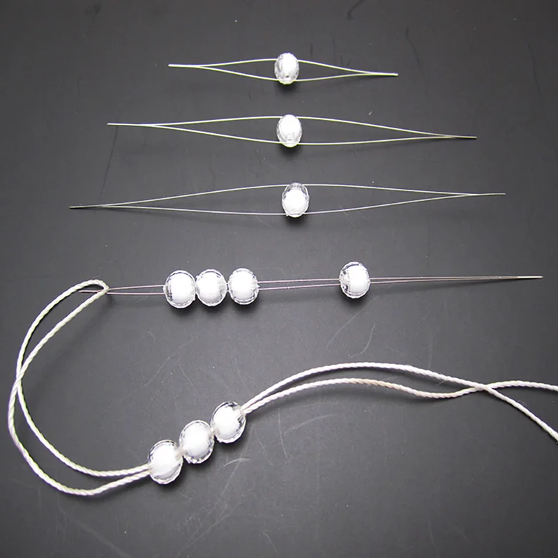 5 шт. иглы для бусин рукоделия|Инструменты и оборудование украшений| |