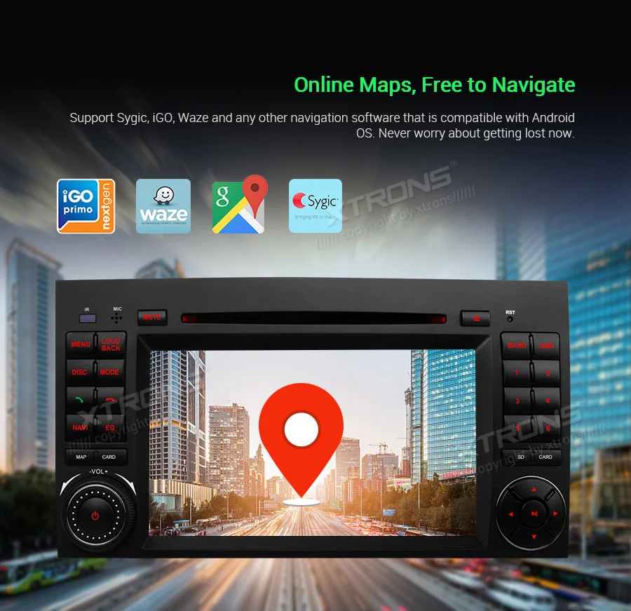 XTRONS 4 Гб ОЗУ Android 9,0 автомобильный dvd-плеер gps для Mercedes Benz W245 W169 Viano Vito W639 Sprinter W906 2006-2008 2009 2010 2011