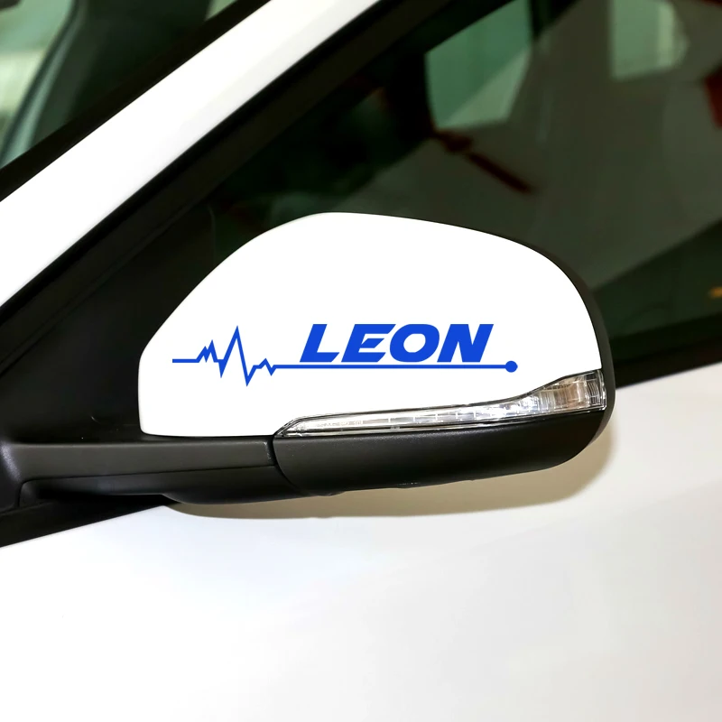 Автомобильная наклейка для зеркала заднего вида с царапинами Seat Leon Ibiza cupra Altea Belt