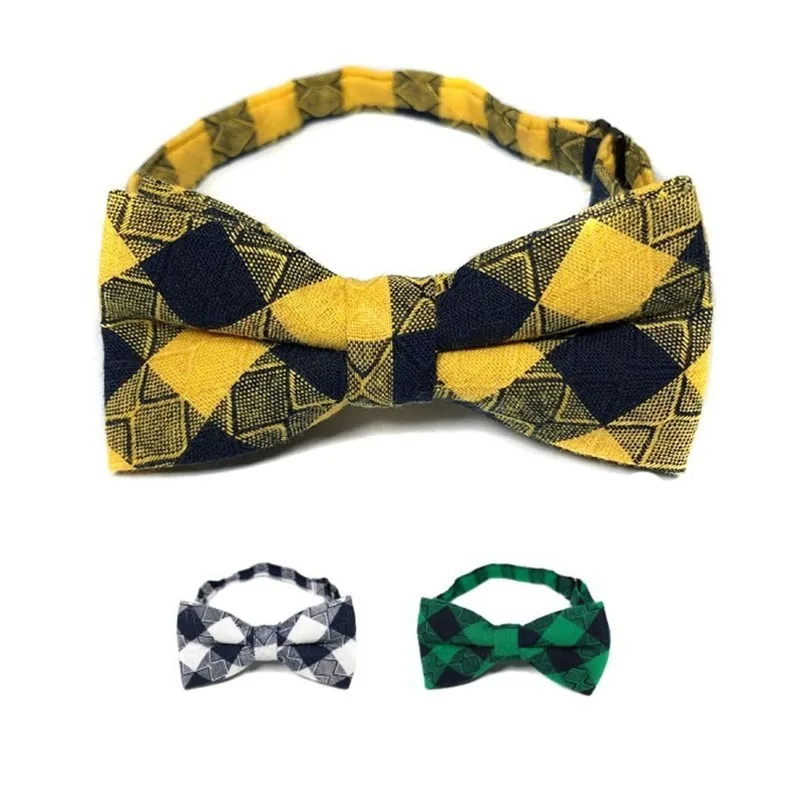 

Classic Kid Bowties Yellow Green Baby Boy's Butterfly Fashion Adjustable Bowtie Children Bow Tie