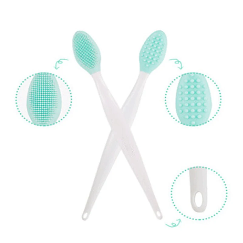 

Exfoliating Nose Clean Blackhead Removal Brush Tool With Replacement Head Beauty Skin Care Wash Face Silicone Brush