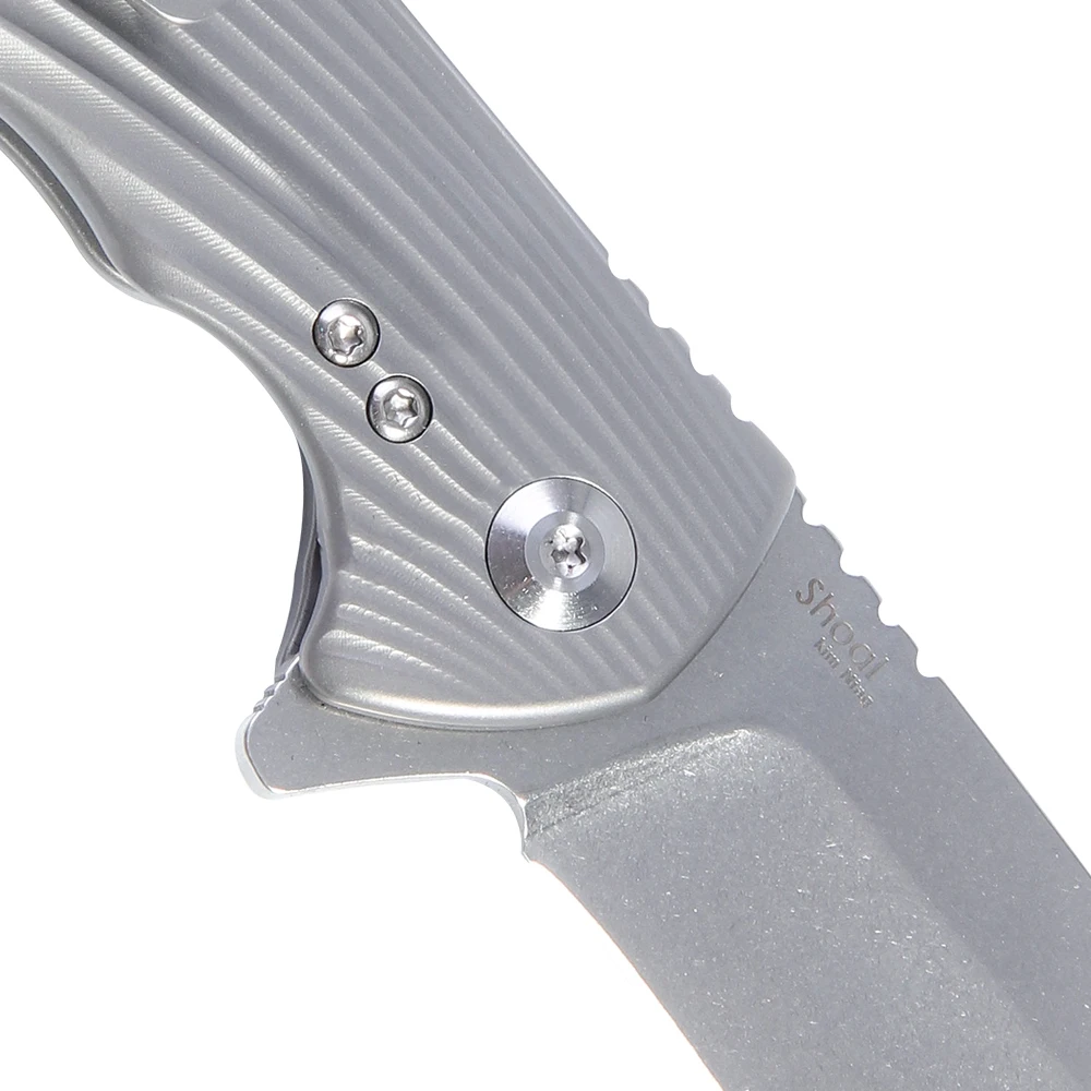 

Kizer mini folding knife KI3469S2 Shoal hunting knife titanium handle knife for camping hunting