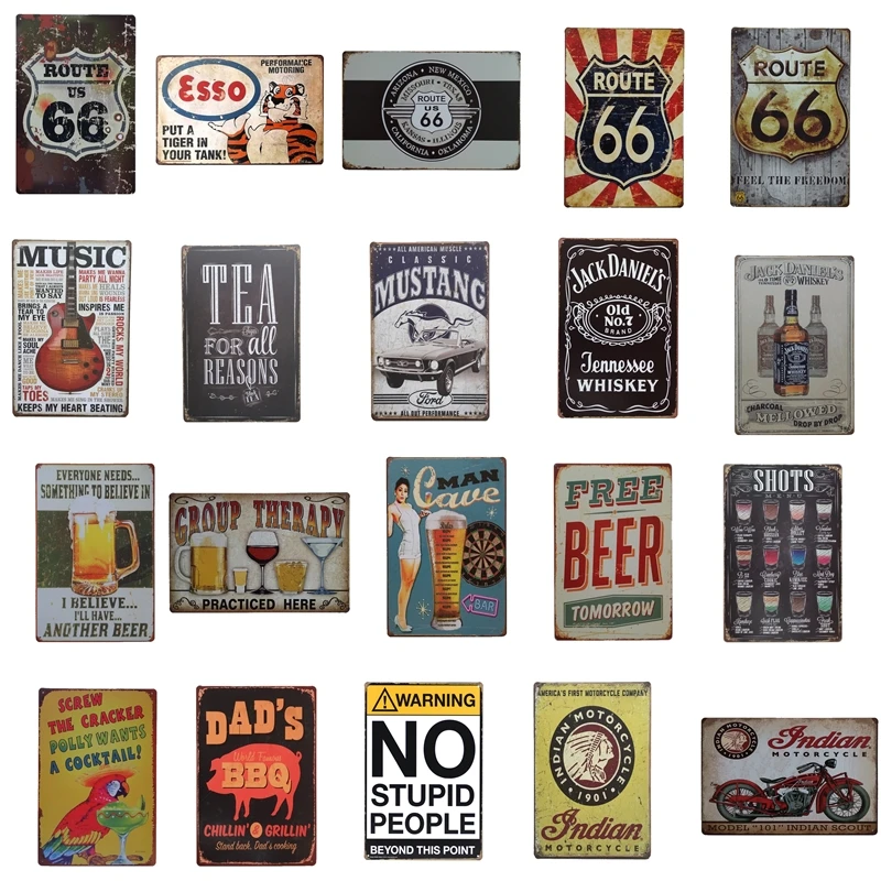 Винтажный металлический фон для бара кафе домашнего декора | Дом и сад