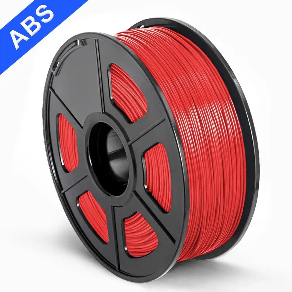 ABS-RD SUNLU 3d Принтер Нити ABS 1 кг 2,2 фунтов 3d печать нити для 3d принтера s и 3D ручки для детей рисование подарок печать - Цвет: ABS-RD