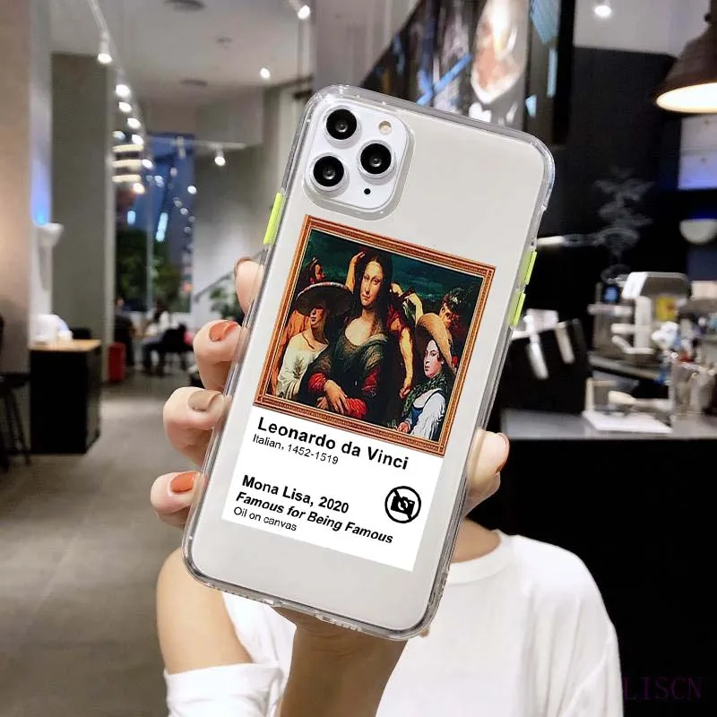 Забавный MonaLisa 2020 отличные фотографии художественные картины чехол для телефона