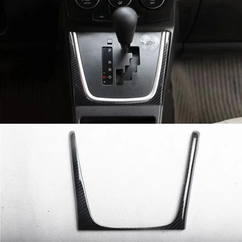 Для Mazda 5 2011 2013 левосторонний привод 1 шт. углеродное волокно ABS ручка переключения