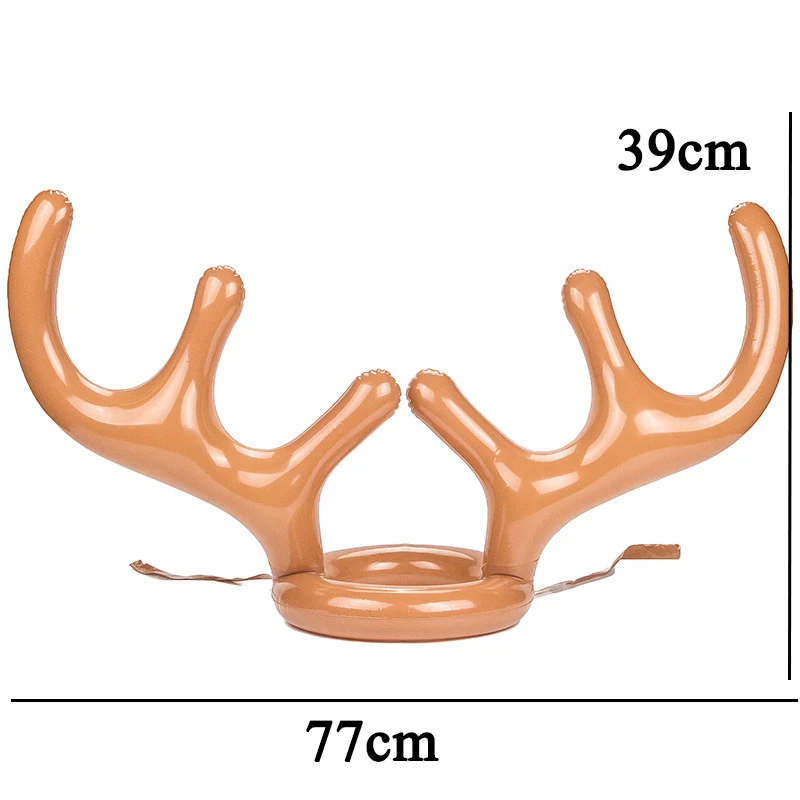 1 шт. качественные надувные рождественские подарки с оленем шапка кольцо из