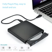 external dvd rom optical drive usb 2 0 cddvd rom cd rw player burner slim portable reader recorder portatil for laptop