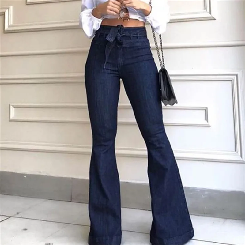 

2021 High Waist Wide Leg Jeans Brand Women Boyfriend Jeans Denim Skinny Woman's Vintage Flare Jeans Plus Size 2XL Pant