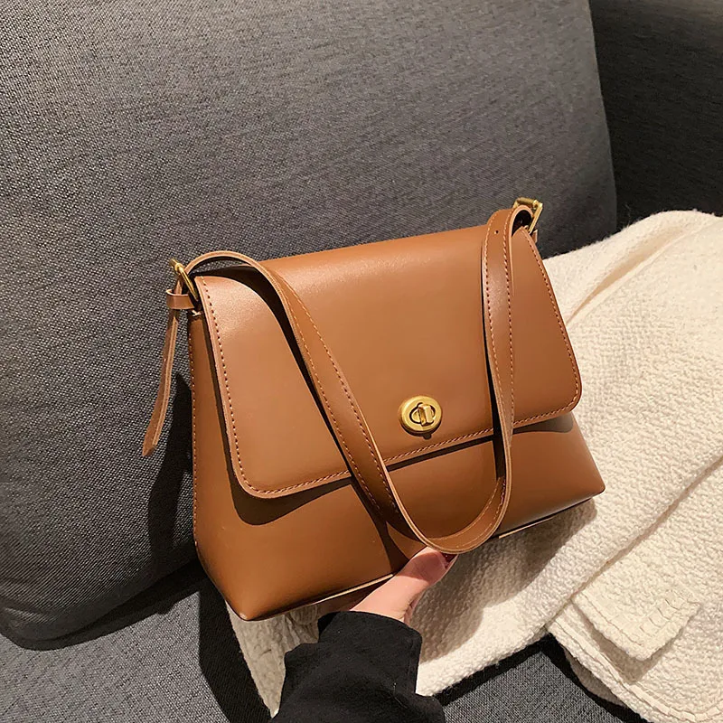 

с доставкой Women's Bag Simplicity Vintage Shoulder Underarm Bag Luxury Imitation Bags Brands Vintage Women's Wallet 2021