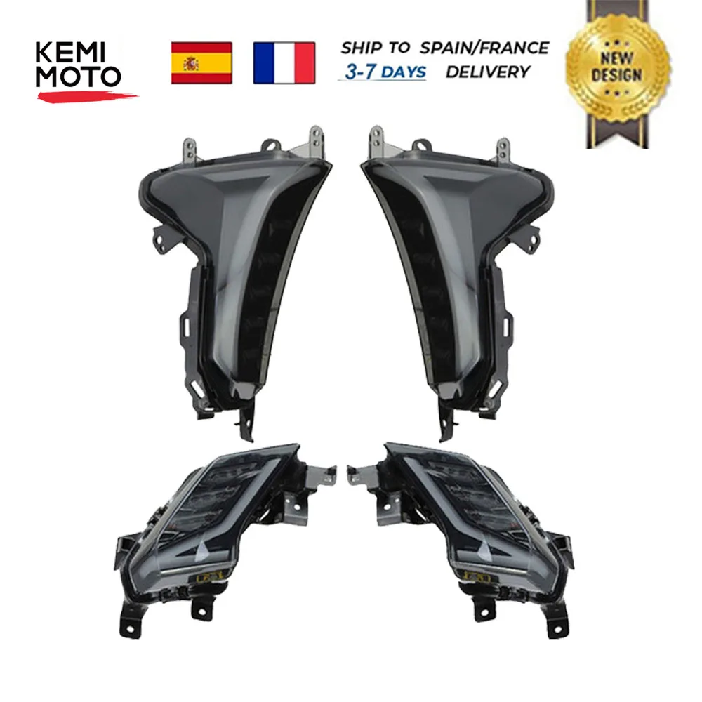 Указатели поворота для TMAX 530 светодиодные индикаторы передний задний стоп сигнал