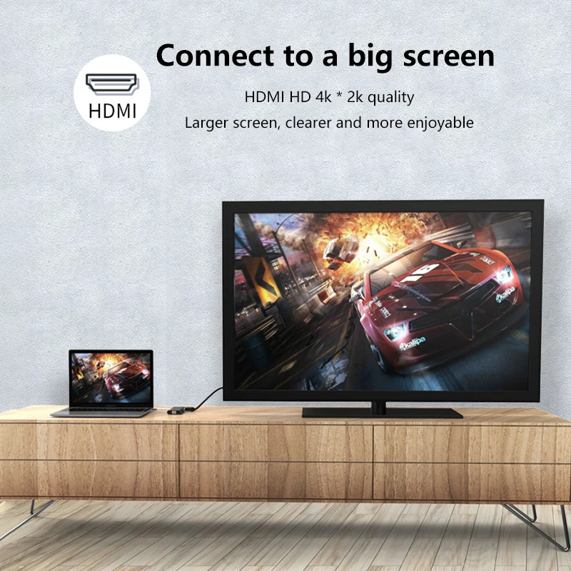 Кабель типа C к HDMI концентратор Ethernet RJ45 адаптер PD Быстрая зарядка USB сплиттер для