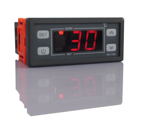 Релейный выход 250V 30A 10a 12V 24v 110v 220v powe микрокомпьютерный термостат с датчиком