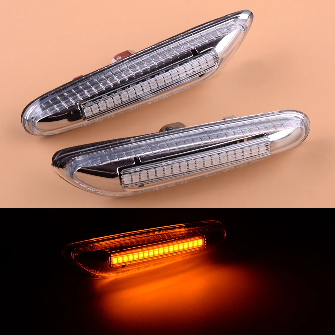 

Beler 63133418446 63133403616 1 пара автомобильный динамический боковой маркер мигалка сигнальные огни подходят для BMW 1 3 5 серии X1 E84 X3 E83