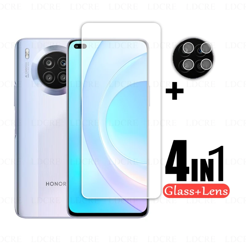 2 шт. Защитное стекло для Honor 50 Lite камеры стеклянные линзы искусственное |