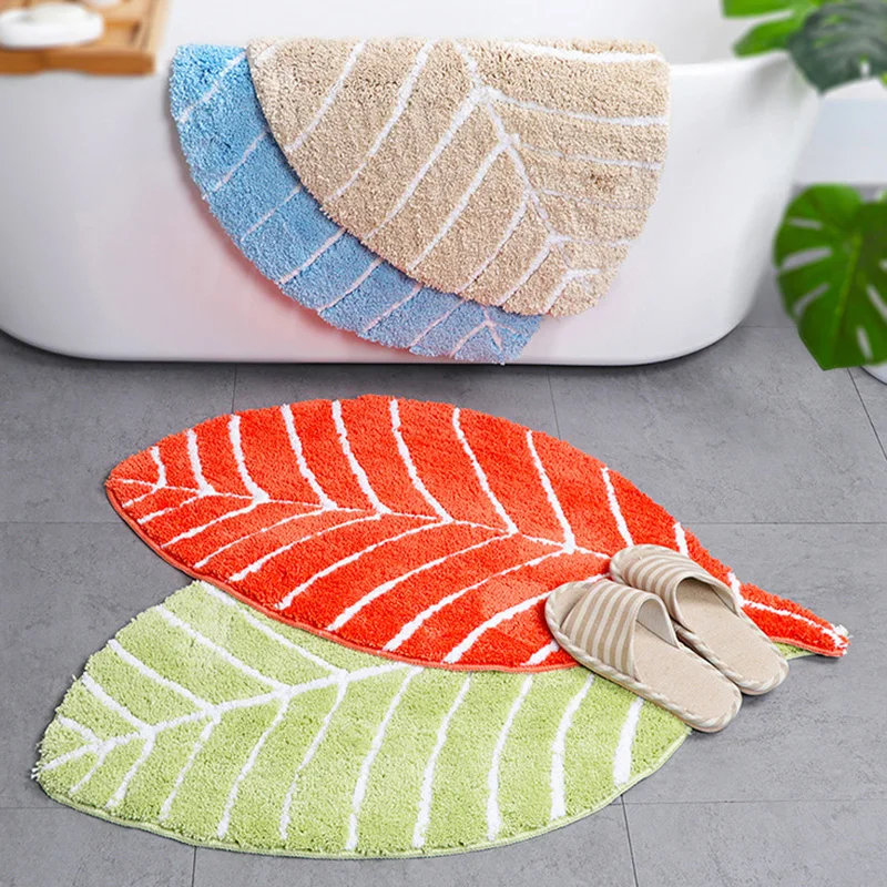 

Bathroom Non-Slip Microfiber Floor Door Rainbow Mat Kitchen Absorbent Mat Shower Anti-slip TPR Bath Mat Toilet Decor