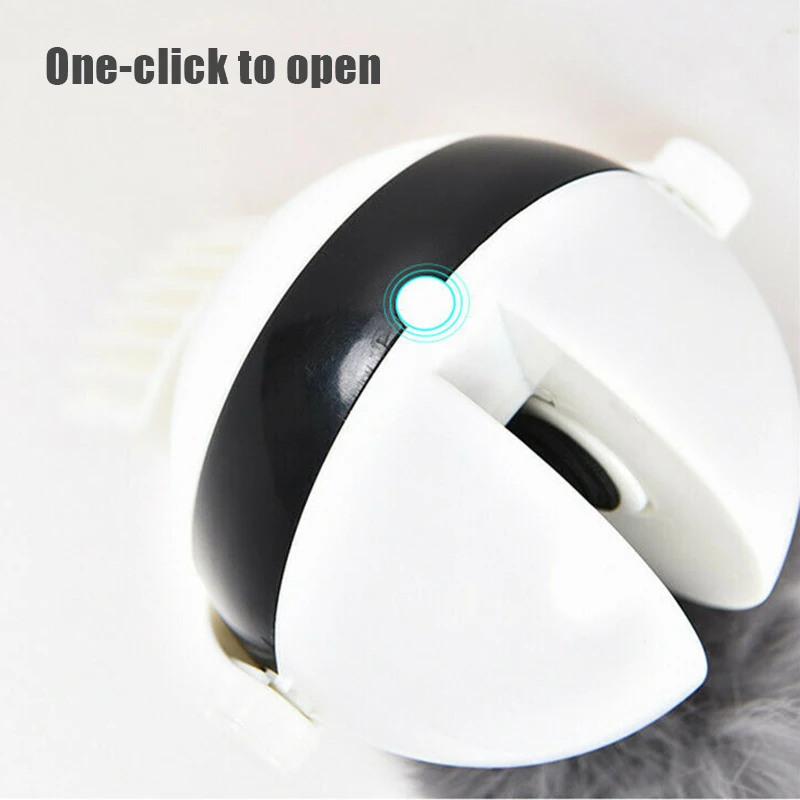 

Self Playing Cat Toy Cat Teaser Automatic Lifting Electric Ball with Fluffy Ball EIG88