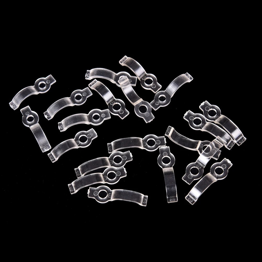 10 шт./лот Светодиодная лента силиконовый зажим для крепления 8 мм